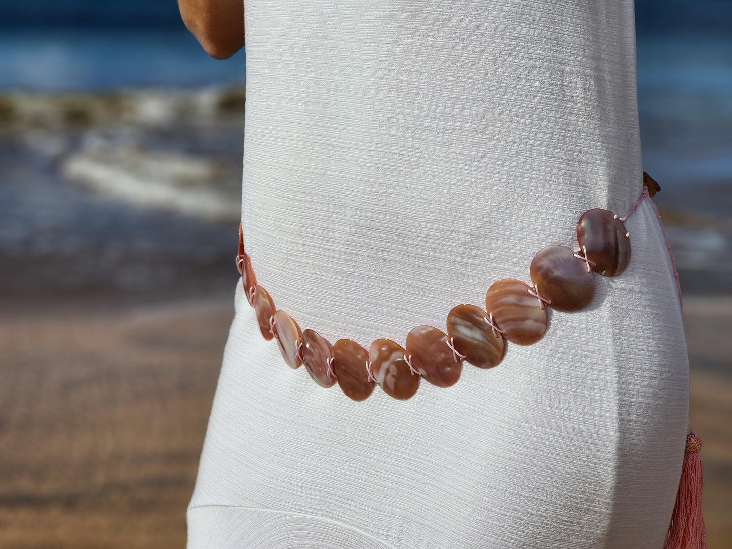 MOTHER OF PEARL BELT