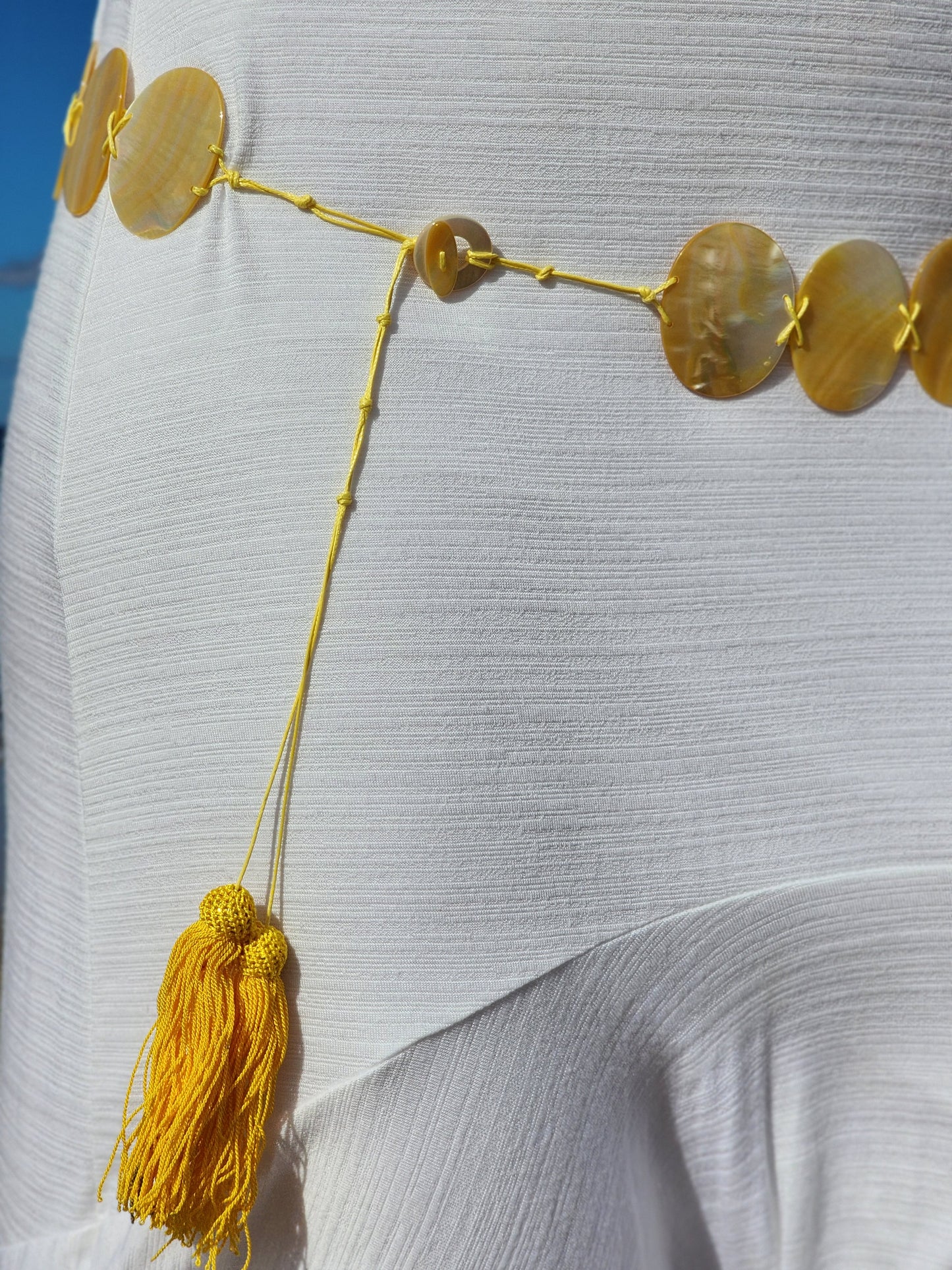 MOTHER OF PEARL BELT