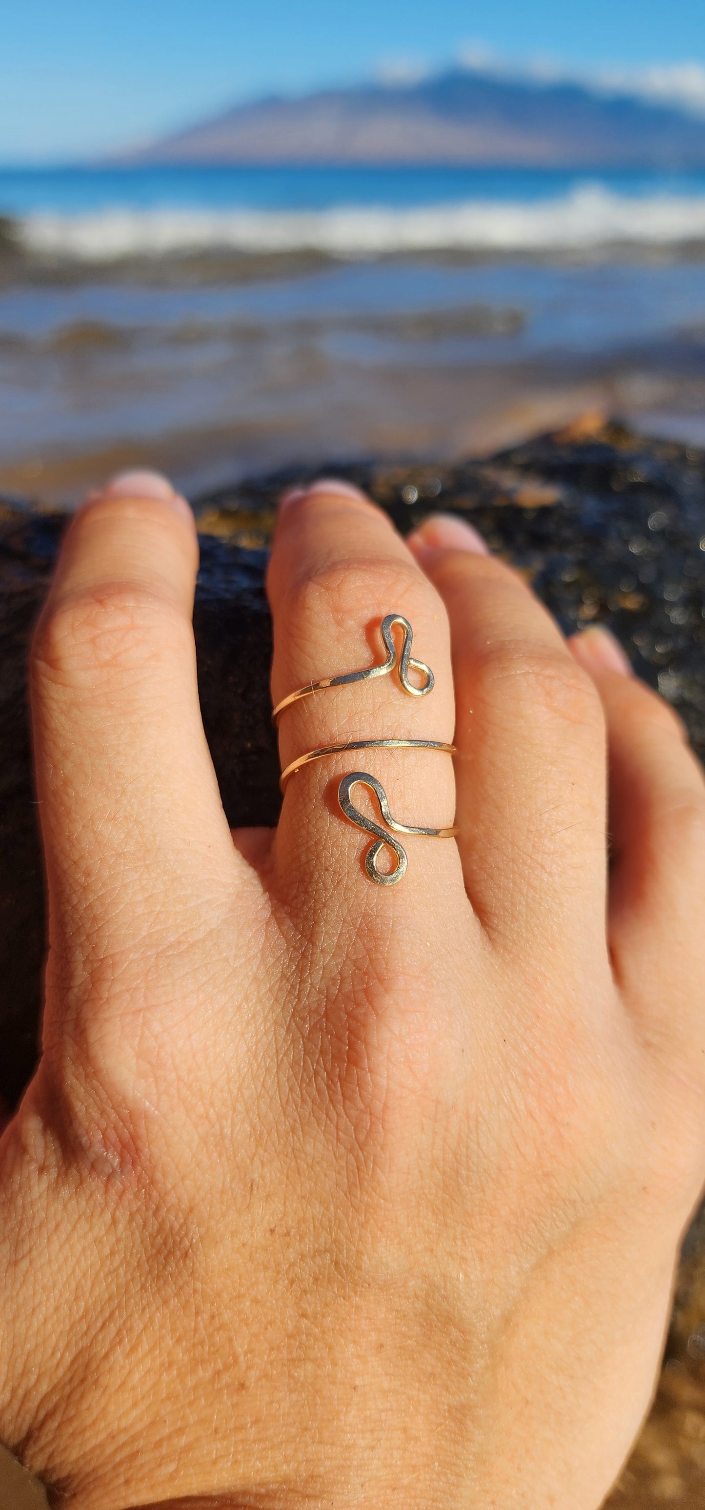 14k gold fill wire wrap ring