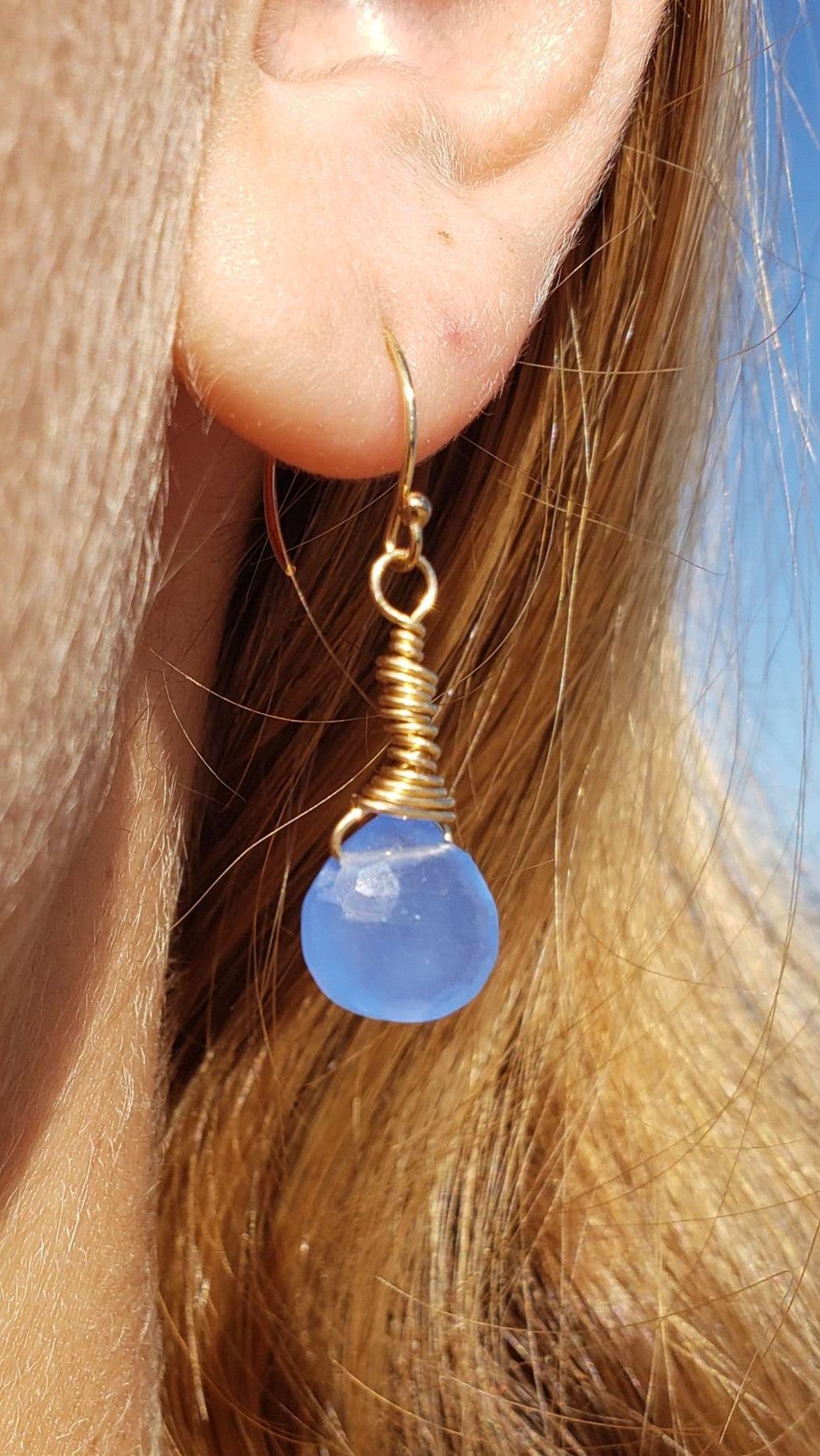 Chalcedony Earrings